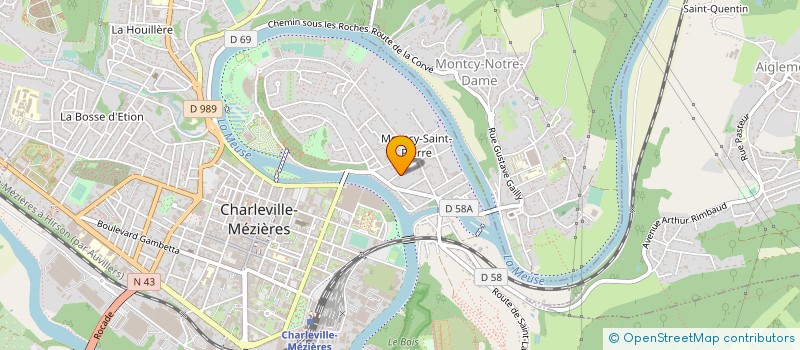 localisation de l'entreprise SCI SODEV à CHARLEVILLE-MEZIERES
