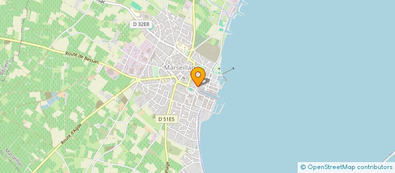 localisation de l'entreprise SCI SODEVI BAIL à MARSEILLAN