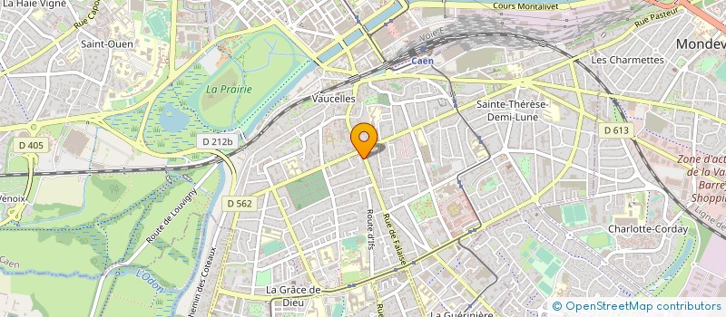 localisation de l'entreprise SCI SODEXGEN à CAEN