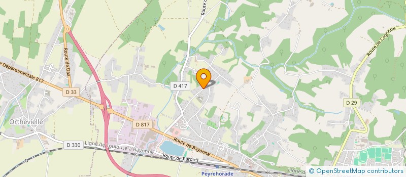 localisation de l'entreprise SCI SODIHEMA  PEYREHORADE