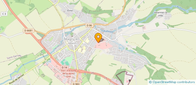 localisation de l'entreprise SCI SODIJO  MAGNY-EN-VEXIN