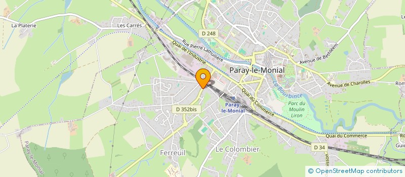 localisation de l'entreprise SCI SODILUC  PARAY-LE-MONIAL