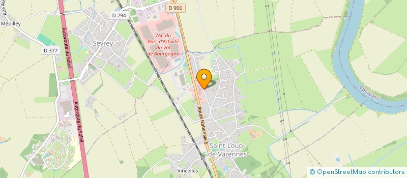 localisation de l'entreprise SCI SODIMM  SAINT-LOUP-DE-VARENNES