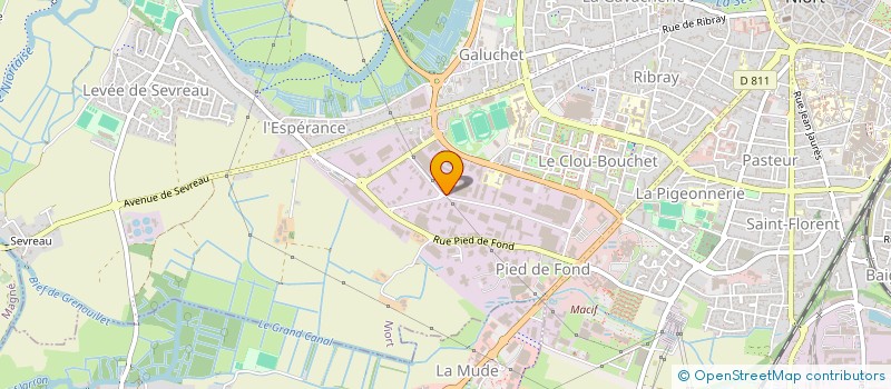 localisation de l'entreprise SCI SODIP IMMOBILIER  NIORT
