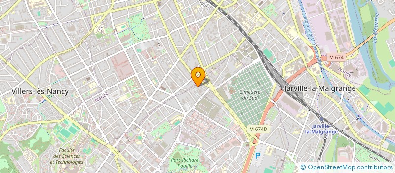 localisation de l'entreprise SCI SODIPHI  VANDUVRE-LES-NANCY