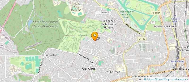 localisation de l'entreprise SCI SODOPAGUILEM à GARCHES