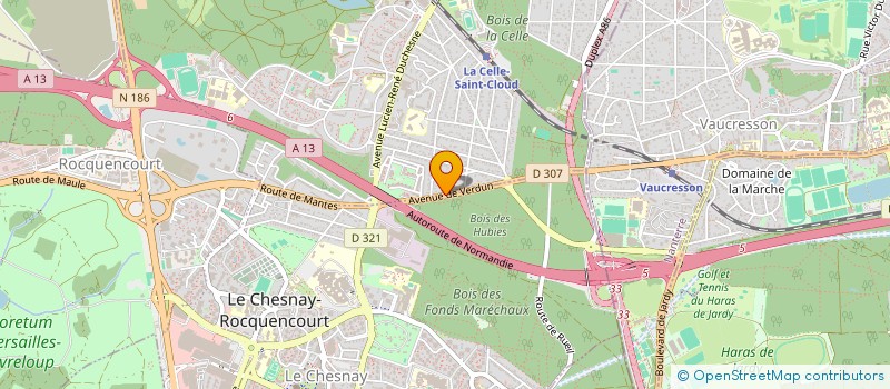 localisation de l'entreprise SCI SODULIT  LA CELLE-SAINT-CLOUD