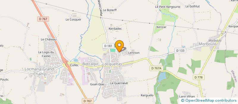 localisation de l'entreprise SCI SODYL  LOCQUELTAS