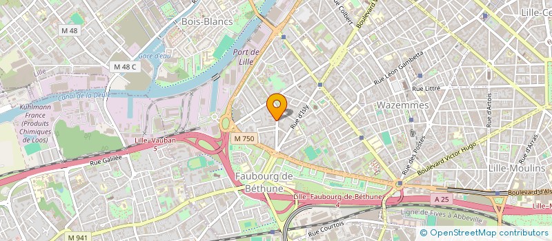 localisation de l'entreprise SCI SOEMA à LILLE