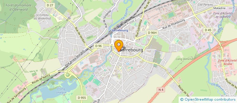 localisation de l'entreprise SCI SOEUR ET FRERES DA SILVA à SARREBOURG