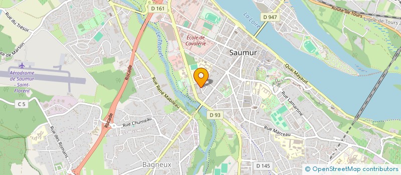 localisation de l'entreprise SCI SOEURS LELIEVRE  SAUMUR