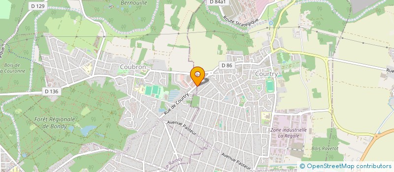 localisation de l'entreprise SCI SOF  COURTRY
