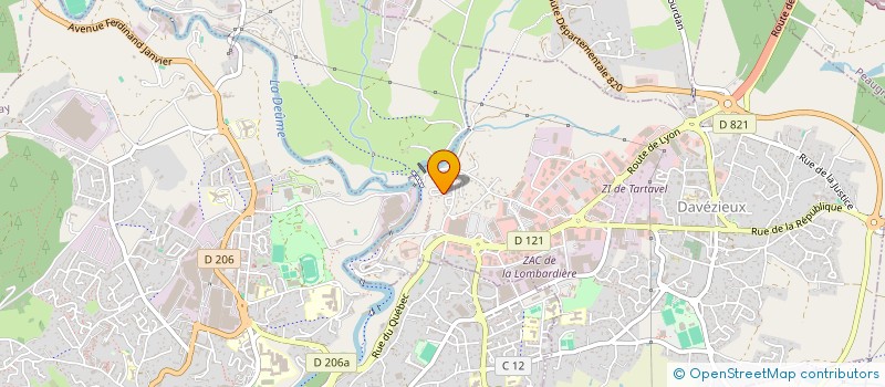 localisation de l'entreprise SCI SOFA  SAINT-CLAIR