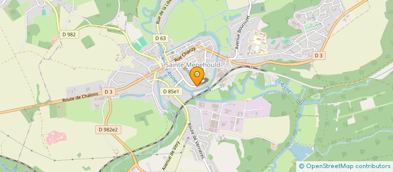 localisation de l'entreprise SCI SOFA  SAINTE-MENEHOULD