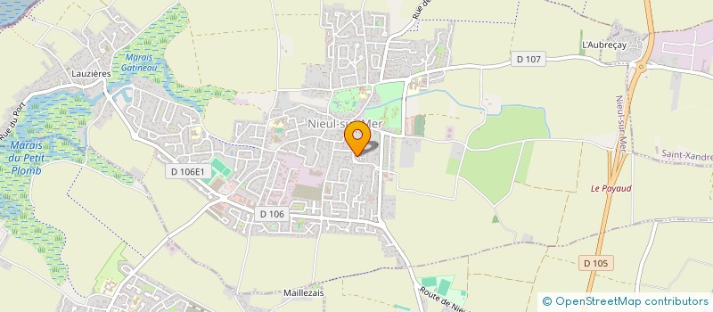 localisation de l'entreprise SCI SOFAC  NIEUL-SUR-MER