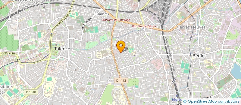 localisation de l'entreprise SCI SOFADEC à BEGLES