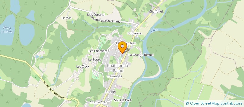 localisation de l'entreprise SCI SOFADEL à CHATILLON-LA-PALUD