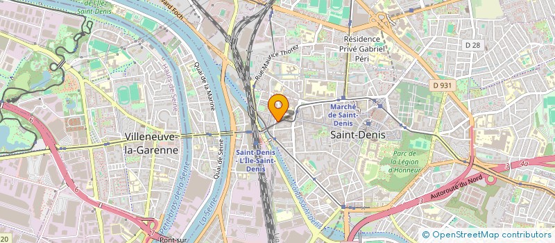 localisation de l'entreprise SCI SOFAL à SAINT-DENIS