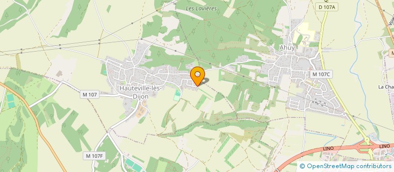 localisation de l'entreprise SCI SOFAM  HAUTEVILLE-LES-DIJON