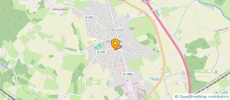 localisation de l'entreprise SCI SOFAM  LA BAZOGE