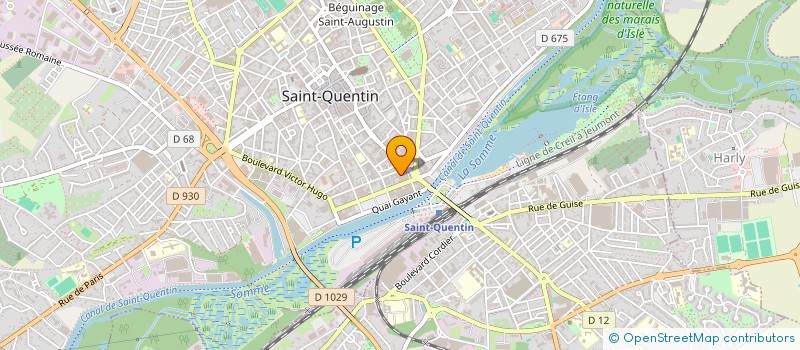 localisation de l'entreprise SCI SOFAMI à SAINT-QUENTIN
