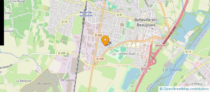 localisation de l'entreprise SCI SOFAR  BELLEVILLE-EN-BEAUJOLAIS