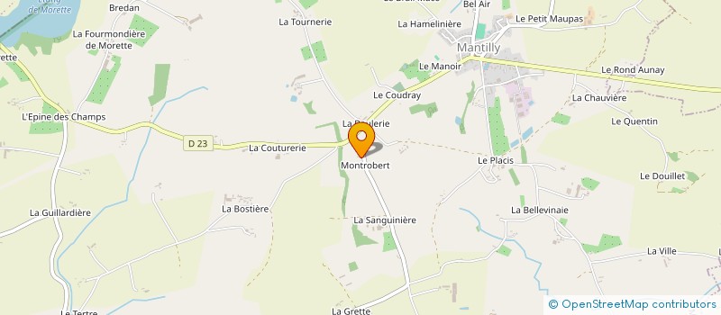localisation de l'entreprise SCI SOFARAIN à MANTILLY