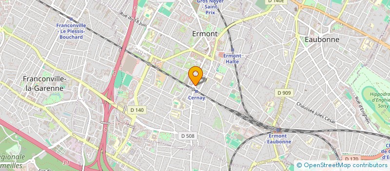 localisation de l'entreprise SCI SOFARAY à ERMONT