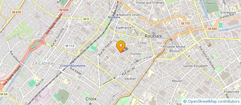 localisation de l'entreprise SCI SOFARI  ROUBAIX