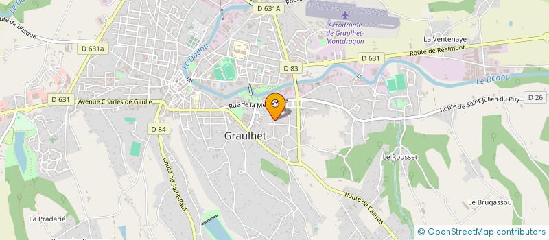 localisation de l'entreprise SCI SOFEMA IMMOBILIER à GRAULHET
