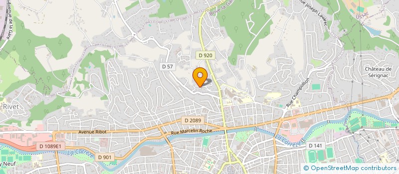 localisation de l'entreprise SCI SOFI  BRIVE-LA-GAILLARDE