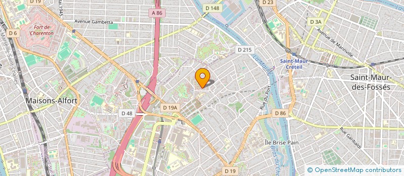 localisation de l'entreprise SCI SOFI PARISIENNE à CRETEIL