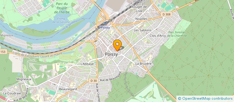 localisation de l'entreprise SCI SOFIA 3  POISSY