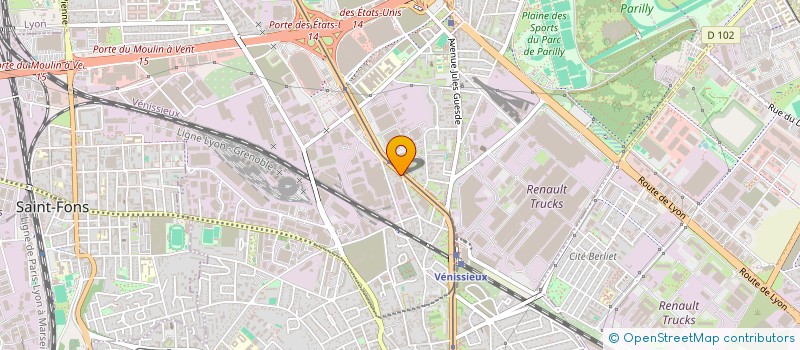 localisation de l'entreprise SCI SOFIA  VENISSIEUX