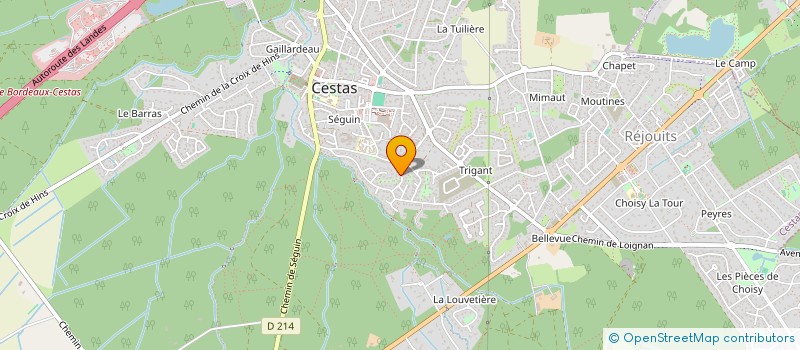 localisation de l'entreprise SCI SOFIA  CESTAS