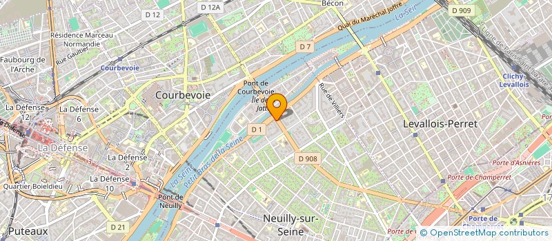 localisation de l'entreprise SCI SOFIA  NEUILLY-SUR-SEINE