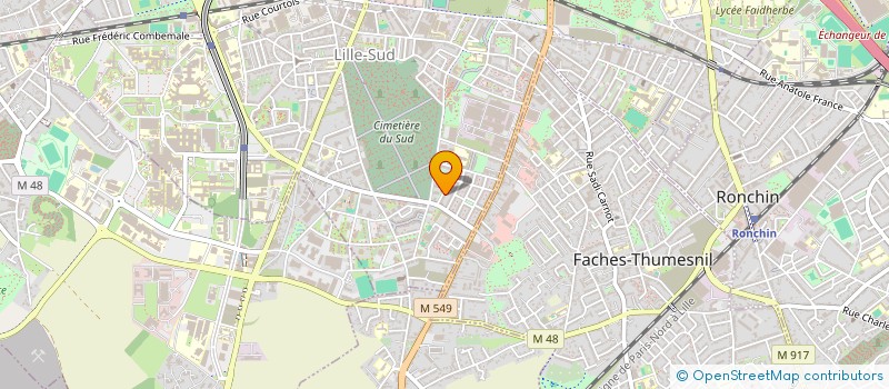 localisation de l'entreprise SCI SOFIA à LILLE