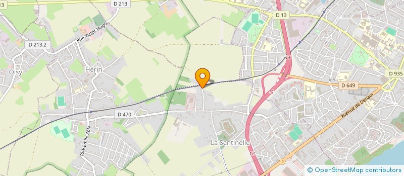 localisation de l'entreprise SCI SOFIA  LA SENTINELLE