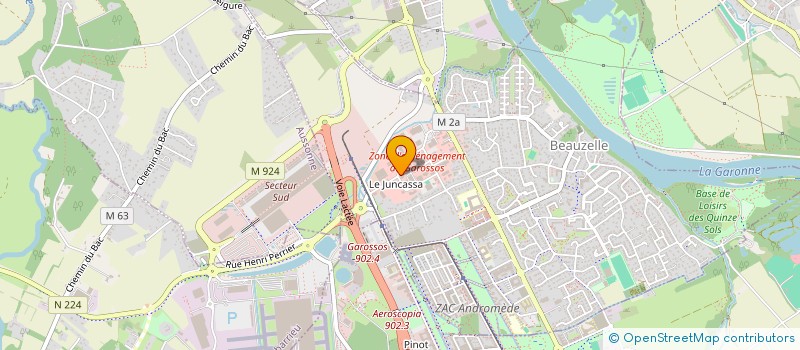 localisation de l'entreprise SCI SOFIA  BEAUZELLE