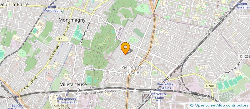 localisation de l'entreprise SCI SOFIA-KANWAL à PIERREFITTE-SUR-SEINE