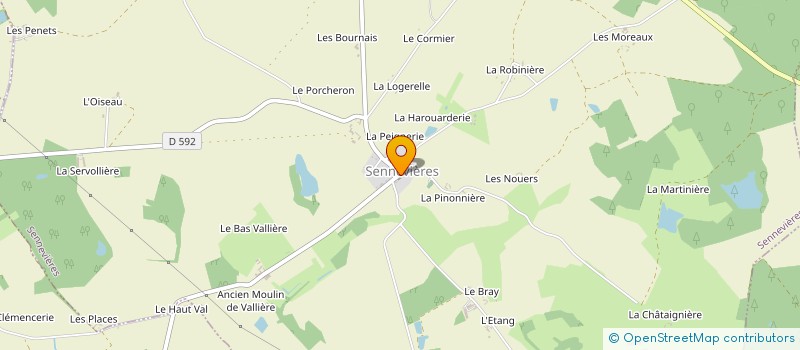 localisation de l'entreprise SCI SOFIARNO à SENNEVIERES