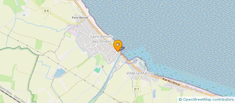 localisation de l'entreprise SCI SOFICARO  SAINT-BENOIT-DES-ONDES