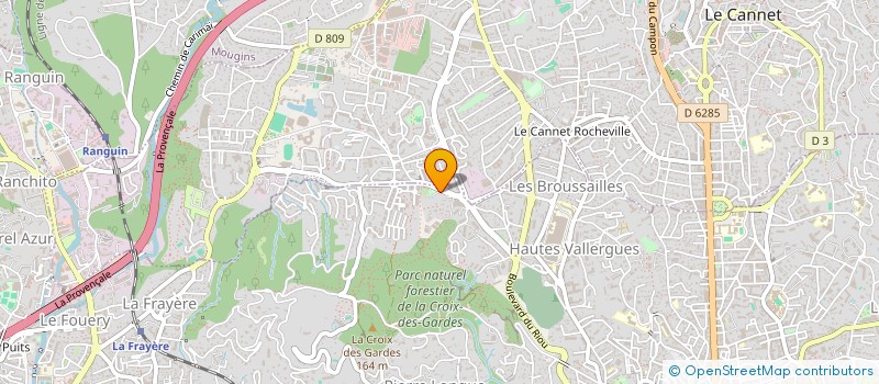 localisation de l'entreprise SCI SOFICIELLE à CANNES