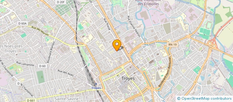 localisation de l'entreprise SCI SOFIGESTIM à TROYES