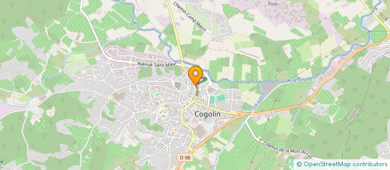 localisation de l'entreprise SCI SOFILAIRE à COGOLIN