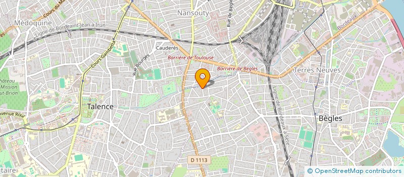 localisation de l'entreprise SCI SOFILOC à BEGLES