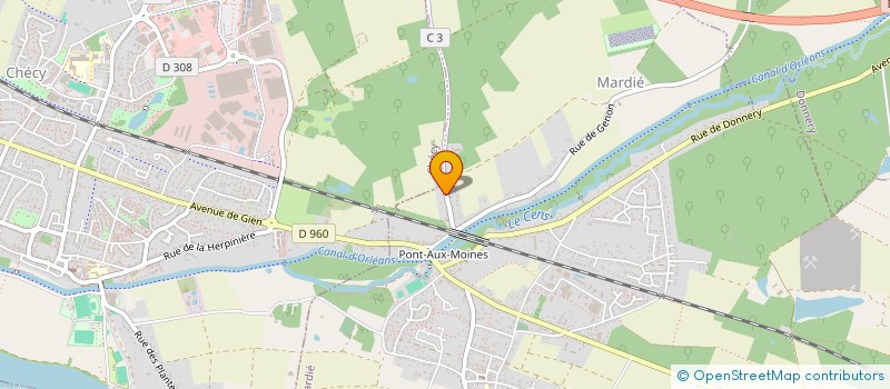 localisation de l'entreprise SCI SOFILOR à MARDIE