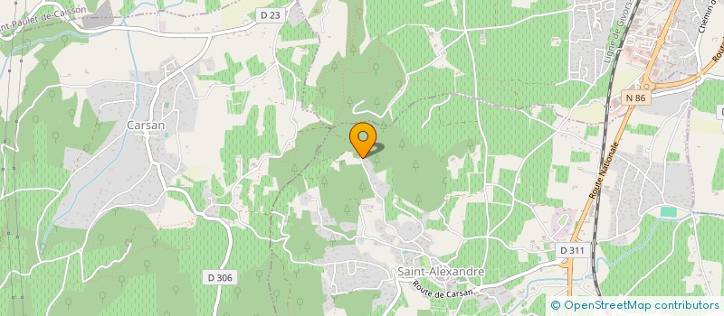 localisation de l'entreprise SCI SOFIMA  SAINT-JULIEN-DE-PEYROLAS