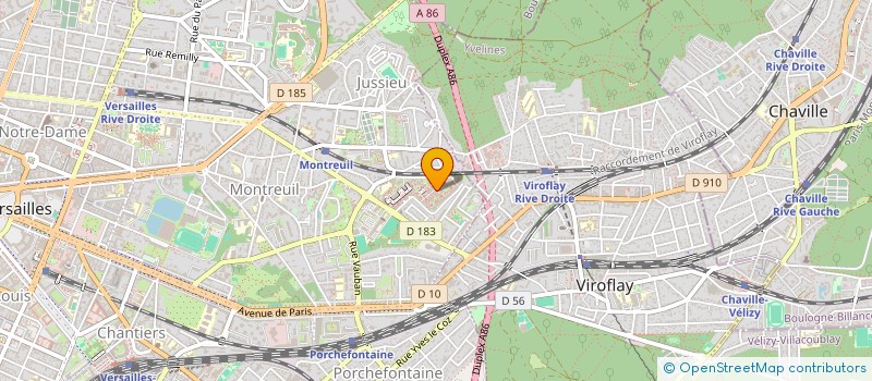 localisation de l'entreprise SCI SOFIMO à VERSAILLES