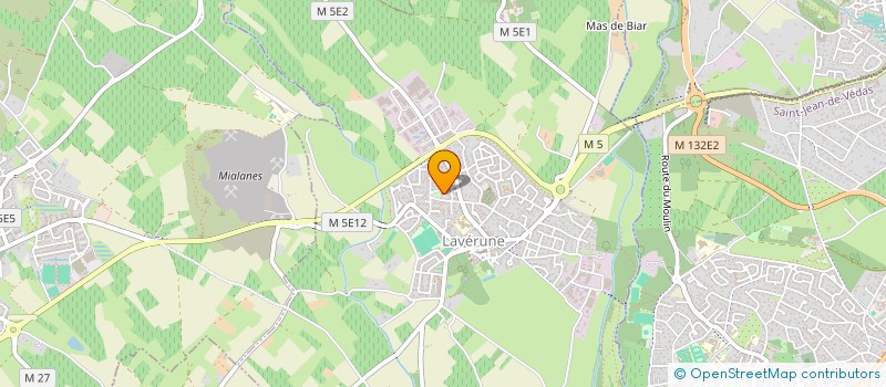 localisation de l'entreprise SCI SOFIMO  LAVERUNE